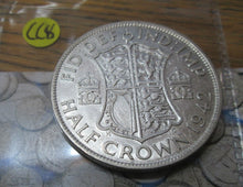 Load image into Gallery viewer, 1942 KING GEORGE VI SILVER HALFCROWN VERY COLLECTABLE CONDITION SPINK 4080 Cc8
