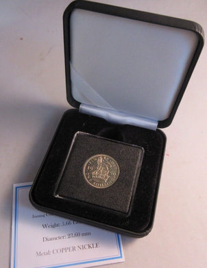 1950 KING GEORGE VI BARE HEAD  ENGLISH ONE SHILLING COIN BOXED WITH COA