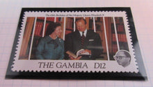 Load image into Gallery viewer, 1991 65TH BIRTHDAY QUEEN ELIZABETH II THE GAMBIA STAMPS MNH &amp; ALBUM SHEET
