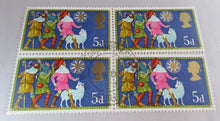 Load image into Gallery viewer, 1969 VARIOUS CHRISTMAS STAMPS X 24 MNH MINT &amp; USED IN CLEAR FRONTED STAMP HOLDER
