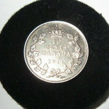 Load image into Gallery viewer, CANADA 1914 10 CENTS GEORGE V CROWNED HEAD aUNC
