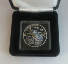 Load image into Gallery viewer, 2010 Bristol Blenheim Battle of Britain Coloured Silver Pf Guernsey £5 COIN
