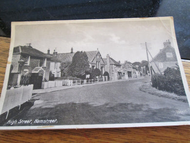 Postcard c.1940 High Street,HAMSTREET,KENT