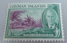 Load image into Gallery viewer, 1913 KING GEORGE V &amp; VI PRE DECIMAL STAMPS - 8 X CAYMAN ISLANDS STAMPS
