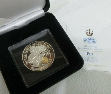 1997 ROYAL MINT QEII & PRINCE PHILIP GOLDEN WEDDING TREE TOPS SILVER PROOF