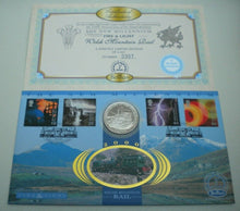 Load image into Gallery viewer, 1998 ISLE OF MAN 1 CROWN COIN WELSH MOUNTAIN RAIL BENHAM SILK COIN COVER / COA
