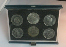 Load image into Gallery viewer, 1953 - 1981 6 Crown UK Coin Set From Coronation To Charles and Diana in RM Case
