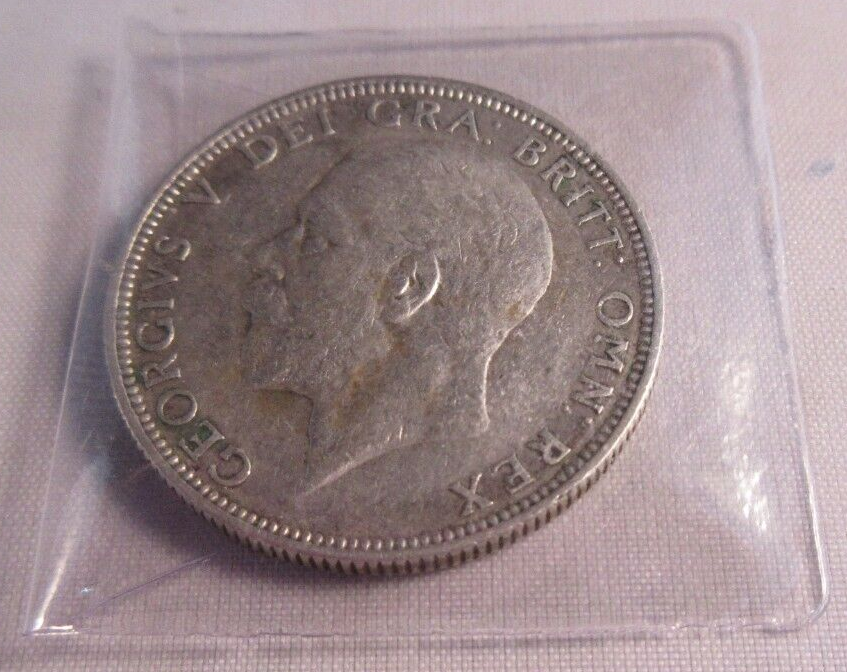 1936 KING GEORGE V .500 FLORIN TWO SHILLINGS IN PROTECTIVE CLEAR FLIP