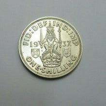 Load image into Gallery viewer, 1937 SCOTISH SHILLING GEORGE VI 1ST COINAGE SPINK REF 4083 UNC CC2
