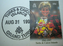 Load image into Gallery viewer, 1998 DIANA PRINCESS OF WALES 1961-1997 BUNC 5 CROWN  COIN PNC STAMP &amp; POSTMARK
