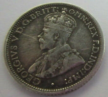 Load image into Gallery viewer, 1914 KING GEORGE V SIXPENCE COIN  .925 SILVER COIN IN CLEAR FLIP EF
