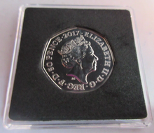 Load image into Gallery viewer, 2017 PETER RABBIT QEII BUNC 50P FIFTY PENCE COIN QUAD CAPSULE &amp; COA
