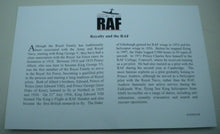 Load image into Gallery viewer, 2008 ROYALTY &amp; THE RAF, HISTORY OF THE ROYAL AIR FORCE BUNC £5 COIN COVER PNC
