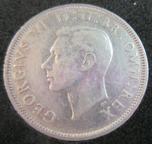 Load image into Gallery viewer, 1941 KING GEORGE VI BARE HEAD .500 SILVER FLORIN TWO SHILLING COIN WITH CAPSULE
