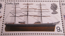 Load image into Gallery viewer, 1969 9d CUTTY SARK ELIZABETHAN GALLEON EAST INDIAMAN 120 STAMPS MNH/T- LIGHTS
