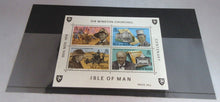 Load image into Gallery viewer, SIR WINSTON CHURCHILL CENTENARY ISLE OF MAN STAMPS &amp; STAMP HOLDER
