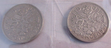 Load image into Gallery viewer, 1953-1967 QUEEN ELIZABETH II SIXPENCE 6d FULL 15 COIN SET IN CLEAR FLIP
