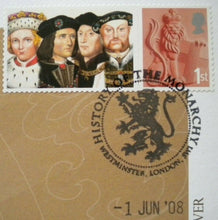 Load image into Gallery viewer, 2008 HISTORY OF THE MONARCHY HENRY VII COMMEMORATIVE STAMP COVER
