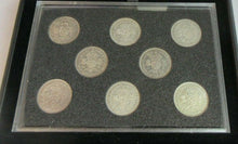 Load image into Gallery viewer, COMPLETE SET OF FLORINS VF-EF GEORGE VI 1937-1952 UK 16 COIN SET PRESENTED BOXED
