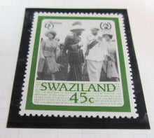 Load image into Gallery viewer, 1986 QUEEN ELIZABETH II 60TH BIRTHDAY SWAZILAND STAMPS &amp; ALBUM SHEET
