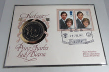 Load image into Gallery viewer, 1981 WEDDING OF HRH THE PRINCE OF WALES &amp; LADY DIANA SPENCER CROWN SWISS PNC
