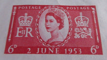 Load image into Gallery viewer, 1953 AIR MAIL LETTER QEII 6d ROYAL MAIL AIR MAIL LETTER UNUSED
