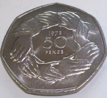 Load image into Gallery viewer, Royal Mint 1973 BUnc Coin FIFTY Pence 50p EEC END OF AN ERA OUT OF EU
