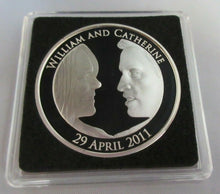 Load image into Gallery viewer, 2011 WILLIAM &amp; KATE ENGAGEMENT SILVER PROOF £5 FIVE POUND COIN BOX &amp; COA
