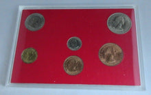 Load image into Gallery viewer, UK 1967 COINAGE OF GREAT BRITAIN QEII BUNC 6 COIN SET IN ROYAL MINT BLUE BOOK
