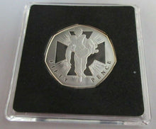 Load image into Gallery viewer, 2006 HEROIC ACTS QUEEN ELIZABETH II SILVER PROOF 50p FIFTY PENCE BOX &amp; COA
