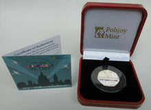 Load image into Gallery viewer, 2020 VE DAY 75th ANNIVERSARY SILVER PROOF PIEDFORT COLOURED 50P BOXED WITH COA
