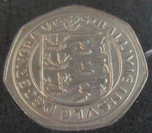 Load image into Gallery viewer, 1970 GUERNSEY 50p FIFTY PENCE PRESENTED IN QUADRANT CAPSULE
