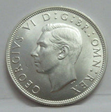 Load image into Gallery viewer, 1945 GEORGE VI SILVER HALF CROWN SPINK REF 4080 UNC QUAD CAP BOXED WITH COA A3
