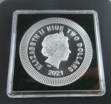 Load image into Gallery viewer, 2021 Silver 1 oz .999 Fine Silver ATHENIAN OWL Niue $2 Dollar Coin QUAD CAPSULE
