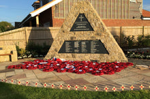 Load image into Gallery viewer, 2016 Aldington War Memorial POPPY Medallion LEST WE FORGET CAPSULATED MEDALLION
