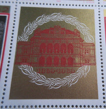 Load image into Gallery viewer, 1869-1969 REPUBLIK OSTERREICH 100 JAHRE WIENER STAATSOPER BLOCK OF 8 STAMPS MNH
