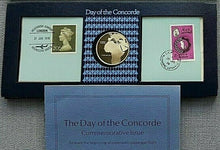 Load image into Gallery viewer, 1976 Day of the Concorde Hallmarked 1oz 22CT GOLD ON Silver MEDAL JOHN PINCHES
