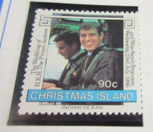 Load image into Gallery viewer, 1986 QEII 60TH BIRTHDAY COOK ISLANDS AUSTRALIA CHRISTMAS IS STAMPS &amp; ALBUM SHEET
