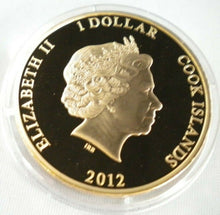 Load image into Gallery viewer, 2012 QUEEN ELIZABETH II DIAMOND JUBILEE 1952-2012 ONE DOLLAR COIN CAPSULE &amp; COA
