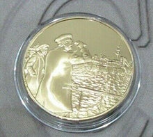 Load image into Gallery viewer, 1974 John Pinches Churchill Centenary Trust Silver Proof Gold Plated 1oz Medals
