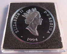 Load image into Gallery viewer, 1994 HISTORY OF POWERED FLIGHT CURTISS HS2L 1oz SILVER PROOF CANADA $20 COIN
