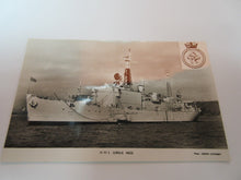 Load image into Gallery viewer, HMS GIRDLE NESS Vintage ROYAL NAVY PHOTO POSTCARD Beachy Head-class repair ship
