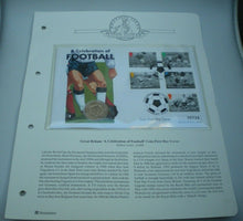 Load image into Gallery viewer, 1996 A CELEBRATION OF FOOTBALL BUNC £2 COIN COVER PNC, STAMPS, POSTMARKS &amp; INFO
