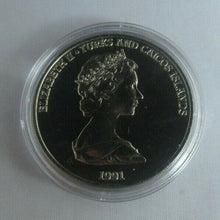 Load image into Gallery viewer, 1991 500th Anniv of Columbus Discovery of New World BUnc 5 Crown Coin + Capsule
