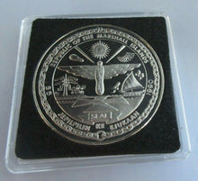 Load image into Gallery viewer, 1990 BATTLE OF BRITAIN MARSHALL ISLANDS PROOF $5 FIVE DOLLAR COIN IN BOX &amp; COA
