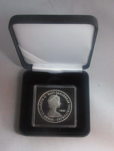 Load image into Gallery viewer, 1981 Charles and Diana Royal Wedding Silver Proof $10 East Caribbean Coin Boxed
