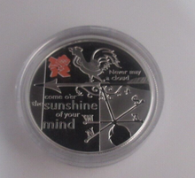 Load image into Gallery viewer, 2010 The Weather Celebration of Britain Silver Proof £5 Coin Royal Mint
