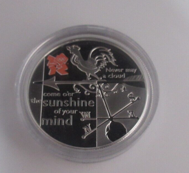2010 The Weather Celebration of Britain Silver Proof £5 Coin Royal Mint