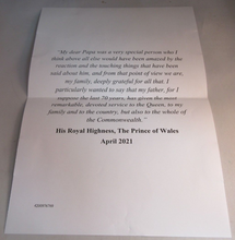 Load image into Gallery viewer, 2021 PRINCE PHILIP STRENGTH &amp; STAY PRESENTATION PACK INCLUDES STARTER COIN
