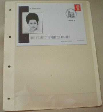 2002 HER ROYAL HIGHNESS THE PRINCESS MARGARET IN MEMORIAM STAMP COVER